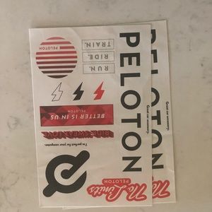 Peloton stickers
